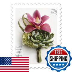 United States Postal Service Contemporary Boutonniere 2020 Stamps 40 Stamps