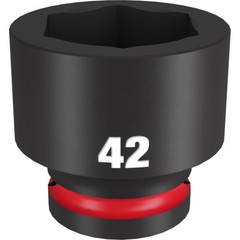Milwaukee 49-66-6380 SHOCKWAVE Impact Duty 3/4 Drive 42MM Standard 6 Point Socke