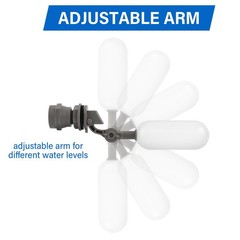 1/2 Inch NPT Mini Float Ball Valve Kit Automatic Fill Feed 0.5 inches