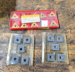 LOT OF INDEAXBLE TOOL HOLDRS SANDVIK OTHER 1 1/4 ” SHANK + NEW INSERTS