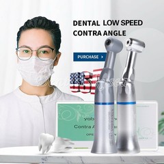 Dental Slow Low Speed Contra Angle Handpiece Push Button AS