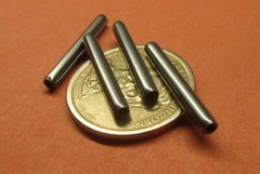 Steel Coiled Spring Pin, 1/8″ Dia x 1.00″ Length, 100 pcs