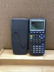 1990’s Texas Instruments TI-83 Graphing Calculator & Case W/new batteries