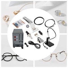Portable Argon Arc Welding Machine 110V LCD Display Spot Welder for Jewelry DIY