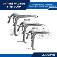 12 Pcs Vaginal Speculum OB/Gynecology Surgical Instruments German Grade