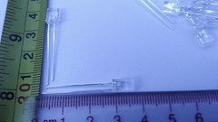 50pcs 2x5x7mm Blue Light Water Clear Square Rectangle LED Light Lamp