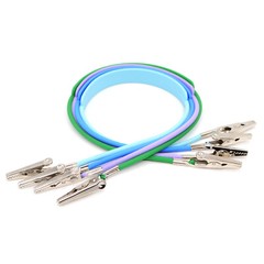 10x Dental Bib Clip Flexible Silicone Chain Patient Napkin Holder Autoclavable