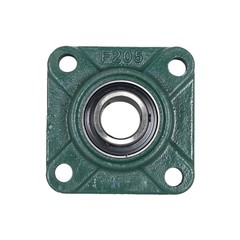 4Pack Precision Solid Base UCF205-16 Pillow Block Flange Bearing 1″ Bore 4 Bolt