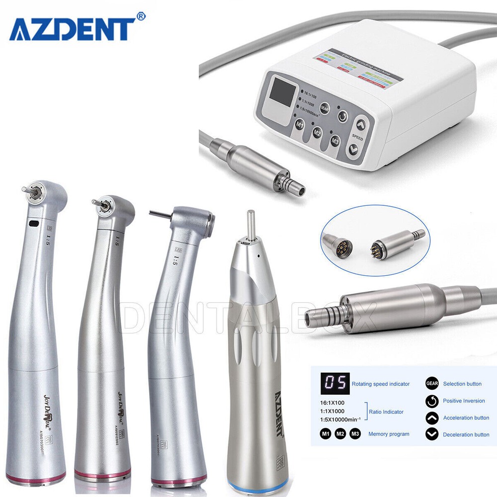 Dental LED Brushless Electric Micro Motor/1:5 1:1 Increasing Handpiece
