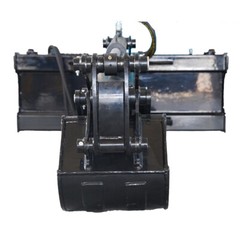 Skid Steer Backhoe Digger Bucket Attachment with 15″ Bucket