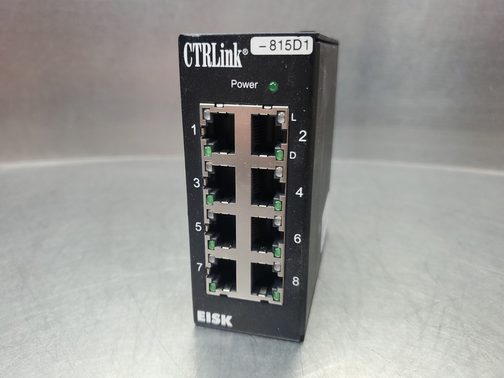 Contemporary Controls EISK8-100T CTRLink 8-Port 10/100Mbps Ethernet Switch 3D-5