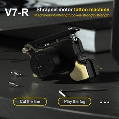 V7 Coreless Motor Rotary Tattoo Machine 14000Rpm Adjustable Stroke Professional