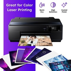 Dull 80lb Text Digital Low Gloss Paper, C2S, 11 x 17, 100 Sheets