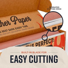 Bryco Goods Pink Butcher Paper Roll with Dispenser Box, 18″ x 175′ (2100″) Food-