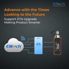 Elitech Digital 4 Valve Manifold Gauge w/Hoses Clamps & Vacuum Gauge, EMG-40VPro