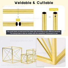 Brass Tube Round 2mm 3mm 4mm 5mm 6mm 7mm 8mm 10mm 12mm 14mm 15mm O.D. x 200mm