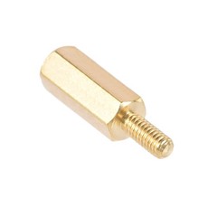 M2.5×12 mm + 6 mm Male to Female Hex Brass Spacer Standoff 50pc