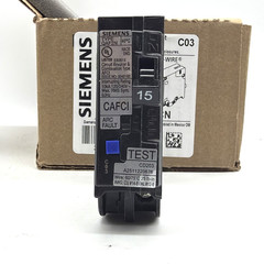 Siemens QA115AFCN 15A 1-Pole AFCI Arc Fault Plug-On Neutral Breakers Pack 10 NEW