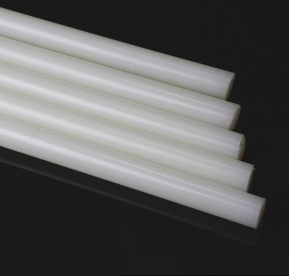 US Stock 6pcs 8.5mm ±10% Diameter 13″ PA6 Nylon Round Rod Stick Bar Stock White