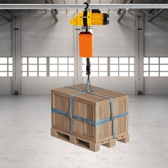 Electric Chain Hoist Single Phase Crane Hoist 2200 lbs Load 10 ft Lifting 1300W