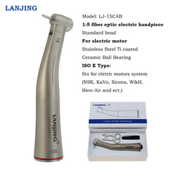Dental Electric Handpiece 1:5 Contra Angle 45°Surgical KaVo M25L Fiber Optic NSK