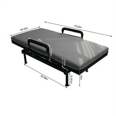 Electric Lift Bed for Seniors with OneTouch Backrest Lift & Wired Remote Control