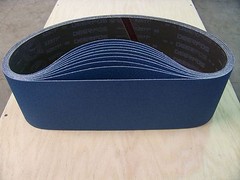 PREMIUM ZIRCONIA, X-WEIGHT SANDING BELTS 6″ X 48″, 5 – PACK, 40-GRIT