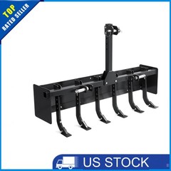 💎55″ Tow Behind Box Scraper Box Blade 3-Point Quick Hitch For Cat 0 Cat 1 Tract