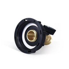 275-330 Gallon IBC Tote Tank Adapter 2″ Coarse Thread Brass Hose Faucet Valve