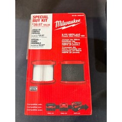 Milwaukee M18 M12 HEPA Wet Dry Vacuum Filter 2 Pack New 49-90-1900HW HEPA