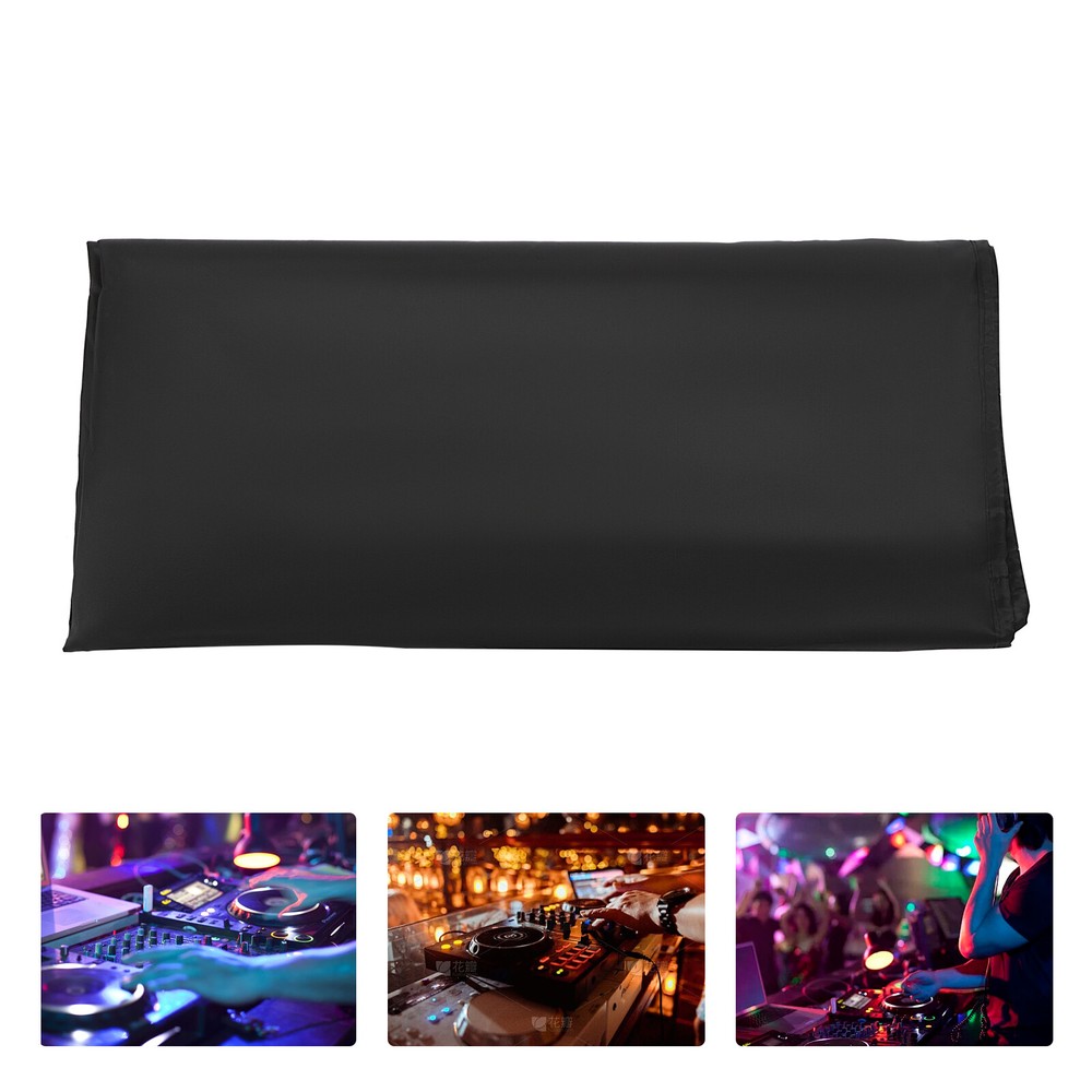 DJ Display Stand Scrim Oxford Cloth Black 47.6 × 23.6 × 45.3 in Straps