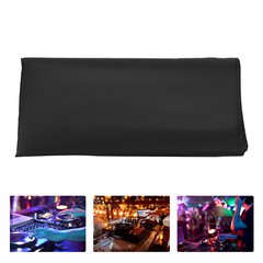 DJ Display Stand Scrim Oxford Cloth Black 47.6 × 23.6 × 45.3 in Straps