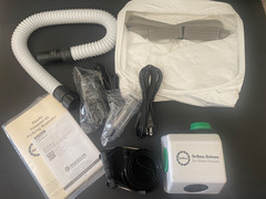 AirBoss Flexair PAPR System Powered Air Purifying Respirator w Hood White N60267