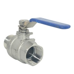 US STOCK 1 inch 1″ NPT thread MALE to Female Full Port Ball Valve Stainless 304