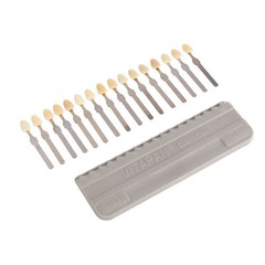 16 Colors Shade Guide Teeth Dental Materials For VITA A1-D4 Whitening Comparison