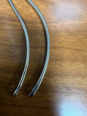 Lot of 3 Stainless Steel “S” Shaped Suture Needles, 5″ overall length