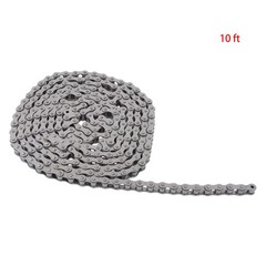 #41 Roller Chain 10 Feet Heavy Duty Industrial Drive with 2 Connecting Links