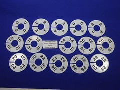 0-28 Clothing Rack Round Size Divider Women’s Assortment Hanger Retail Store