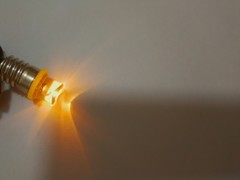 E10 12V Red Yellow Blue Green White Inverted Screw In Led Bulb for DIY LIONEL 9V