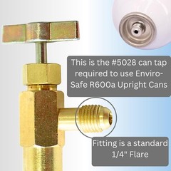 ENVIRO-SAFE K28 Can Tap for Use Self Sealing Cans (R600a and R290) #5028