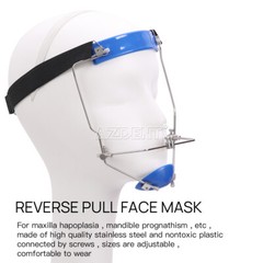 Dental Ortho Reverse Forward Pull Headgear Double/Single Lever Multi Adjustable