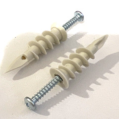Self Drilling E Z Wall Anchors Plastic #8x 1-3/4″ for Drywall, Sheetrock