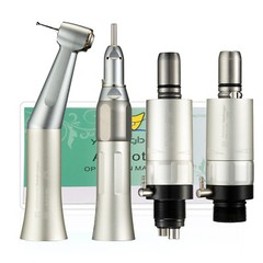 Dental Slow Low Speed Straight/Air Motor/ Contra Angle Handpiece 2/4Hole Fit NSK