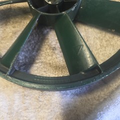ROLAIR #31007280CH Aluminum Flywheel Pulley K17, K18 Pump Models