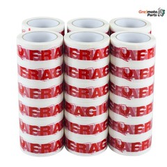 2 mil 2″x110 Yards 36 Rolls Fragile Heavy Duty Packing Tape Packaging Tapes Red