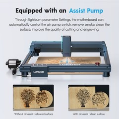 LONGER B1 40W Laser Engraving Machine, Auto Air Assist,40W Laser Cutting🔥Used-C