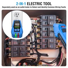 Electrical Circuit Tracer with GFCI Tester for Accurate Breaker Identification