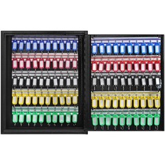 VEVOR 100-Key Cabinet Key Lock Box with Adjustable Racks & Colorful Key Tags