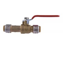 Sharkbite MAX 24735, 1/2-in. x 1/2-in. Push-go-Connect Slip Ball Valve