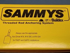 Sammys 8008957 Threaded Rod Anchoring System 2″ Pipe Hanger GST 20 Wood 3/8 Rod